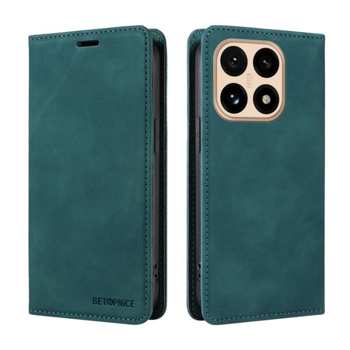 BETOPNICE - BETOPNICE Xiaomi 15T Fodral Äkta läder - Grön