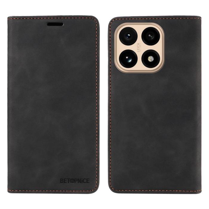 BETOPNICE - BETOPNICE Xiaomi 15T Fodral Äkta läder - Svart
