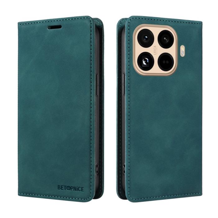 BETOPNICE - BETOPNICE Xiaomi 15T Pro Fodral Äkta läder - Grön