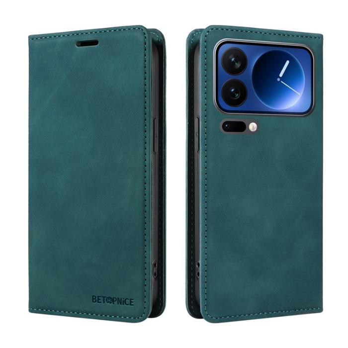 BETOPNICE - BETOPNICE Xiaomi 17 Pro Plånboksfodral Konstläder - Grön