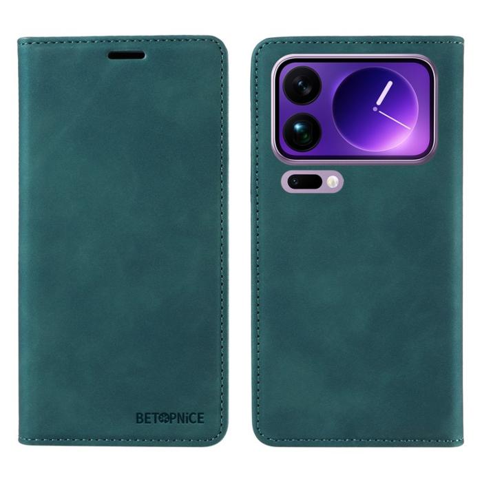 BETOPNICE - BETOPNICE Xiaomi 17 Pro Max Plånboksfodral Konstläder - Grön