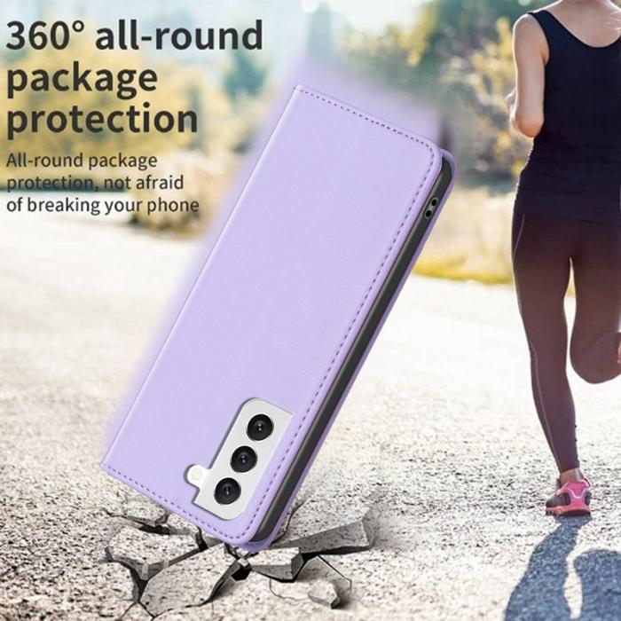 BINFEN COLOR - BINFEN COLOR BF18 Samsung Galaxy S21+ Fodral PU Läder - Lila