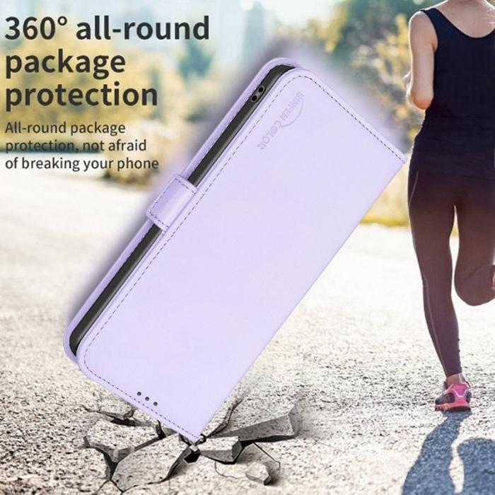 BINFEN COLOR - BINFEN COLOR BF31 iPhone 16 Pro Fodral - PU Läder - Lila