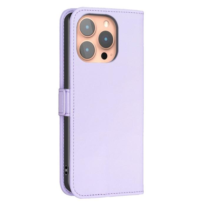 BINFEN COLOR - BINFEN COLOR BF31 iPhone 16 Pro Fodral - PU Läder - Lila