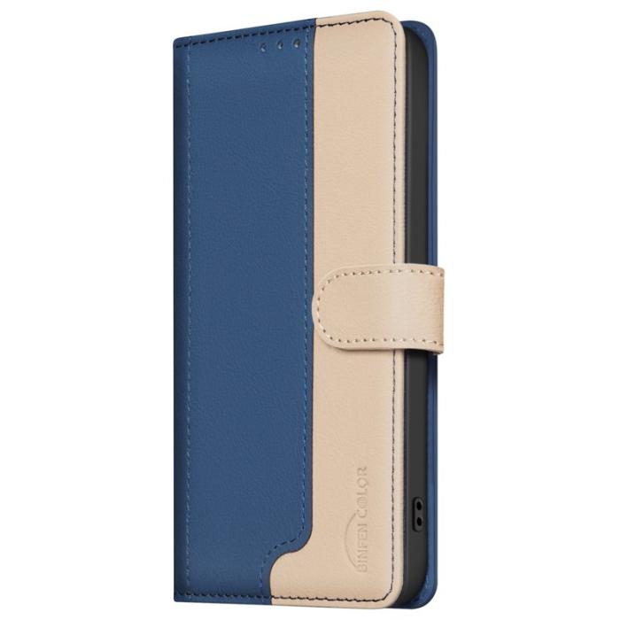 BINFEN COLOR - BINFEN COLOR BF33 för Google Pixel 9a Fodral Äkta läder - Blå