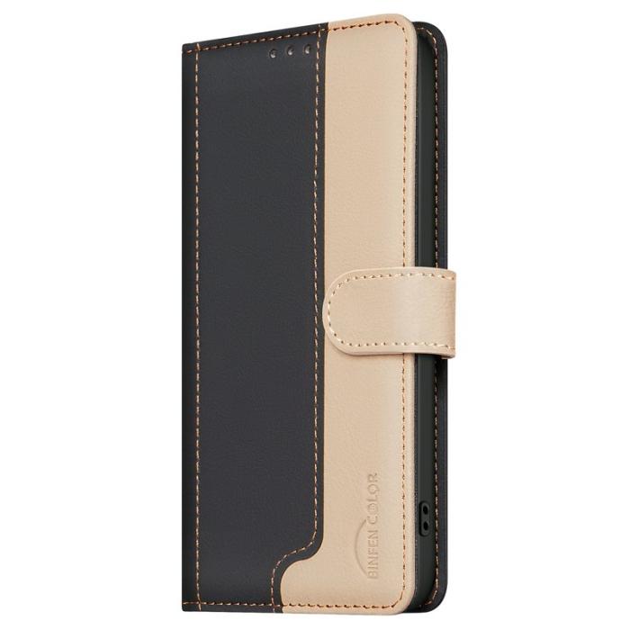 BINFEN COLOR - BINFEN COLOR BF33 för Google Pixel 9a Fodral Äkta läder - Svart