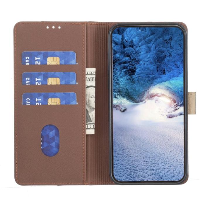 BINFEN COLOR - BINFEN COLOR BF33 för OnePlus 13 Fodral Äkta läder - Brun