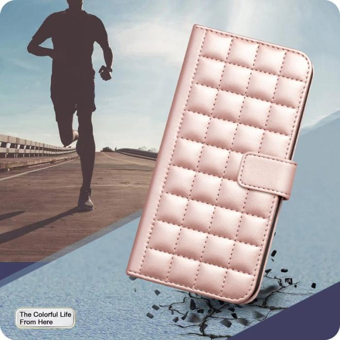 BINFEN COLOR - BINFEN COLOR för Samsung Galaxy A16 5G Fodral Äkta läder - Roséguld