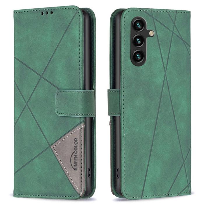 BINFEN COLOR - BINFEN COLOR Samsung Galaxy A26 5G Skal Äkta läder - Grön