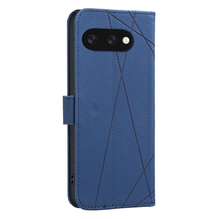 BINFEN COLOR - BINFEN Google Pixel 9a Fodral Äkta läder - Blå