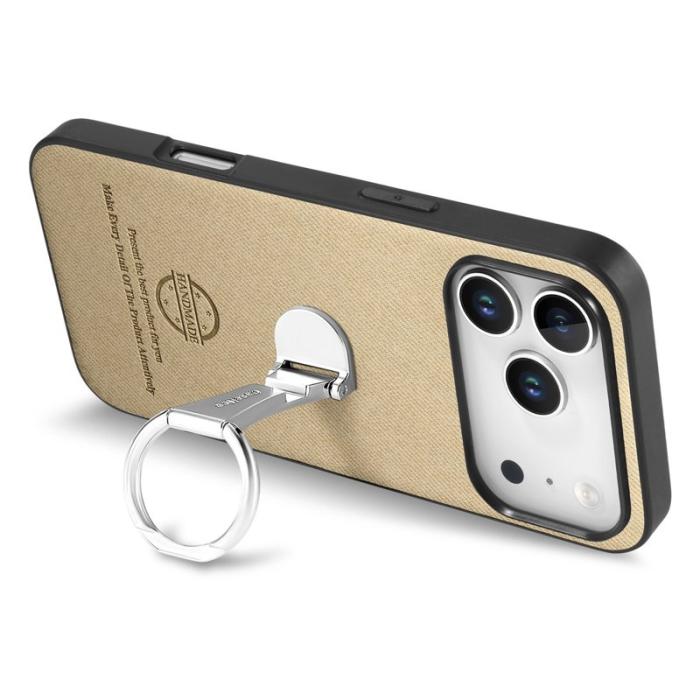 CASENEO - CASENEO BW-12 iPhone 17 Pro Max Fodral Äkta läder - Khaki