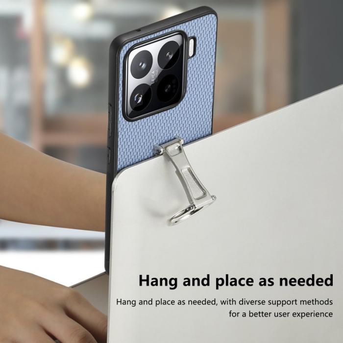 CASENEO - CASENEO C1-19 för Xiaomi 15 Fodral Äkta läder - Svart