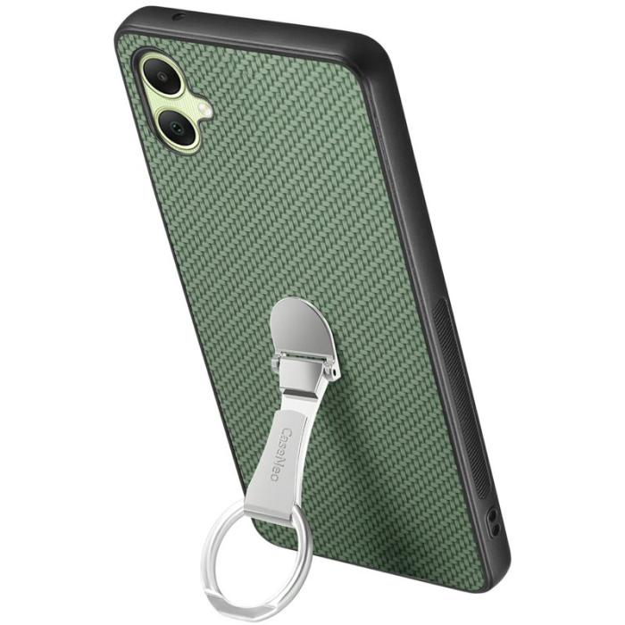 CASENEO - CASENEO C1-19 Fodral för Samsung Galaxy A06 4G - KonstLäder - Grön