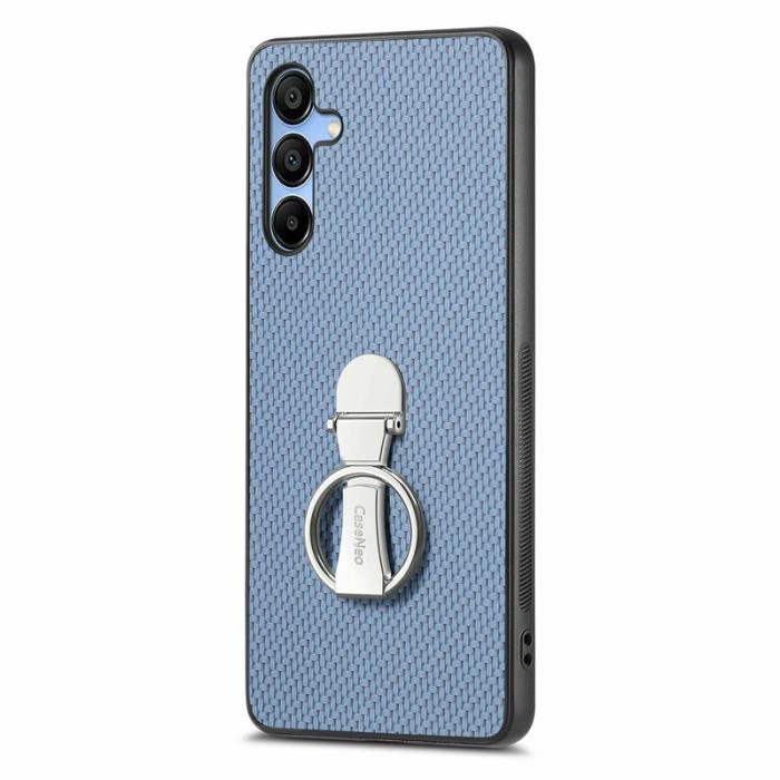 CASENEO - CASENEO C1-19 Fodral för Samsung Galaxy A16 4G/5G - Äkta läder - Blå