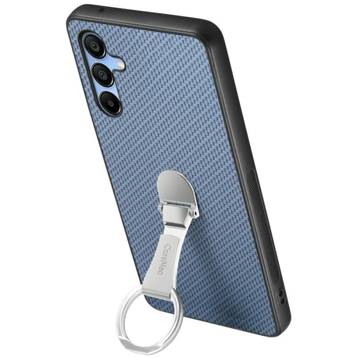 CASENEO - CASENEO C1-19 Fodral för Samsung Galaxy A16 4G/5G - Äkta läder - Blå