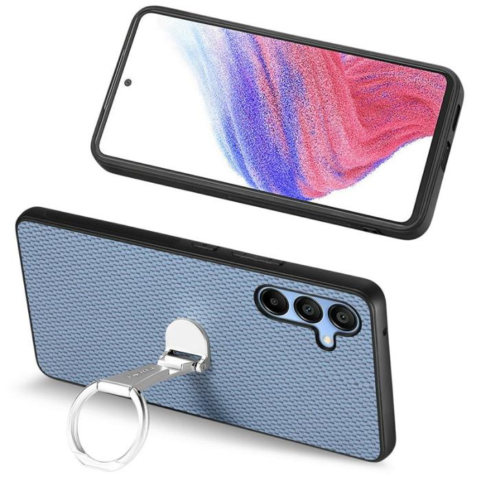 CASENEO - CASENEO C1-19 Fodral för Samsung Galaxy A16 4G/5G - Äkta läder - Blå