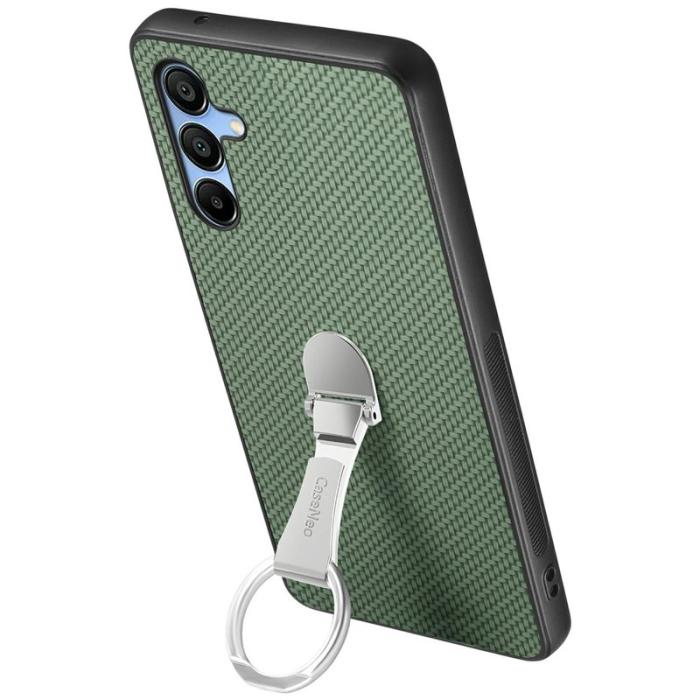 CASENEO - CASENEO C1-19 Fodral för Samsung Galaxy A16 Äkta läder - Grön