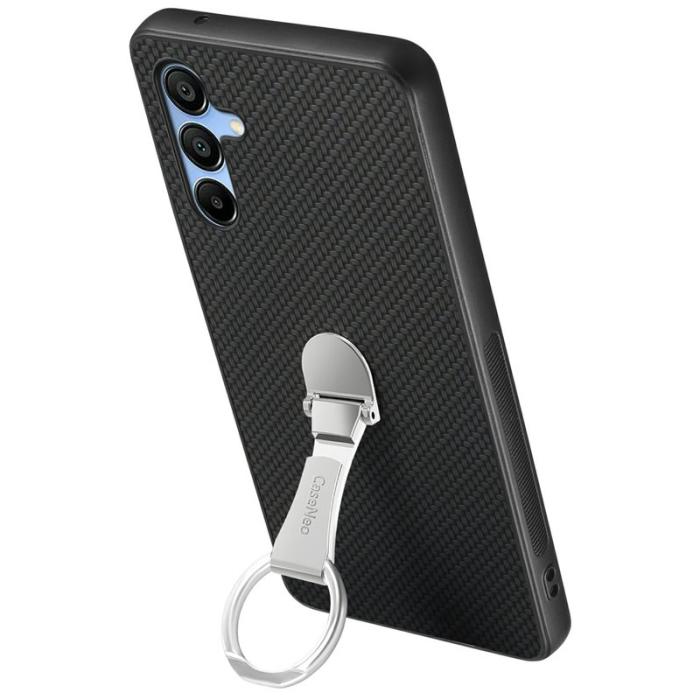 CASENEO - CASENEO C1-19 Fodral för Samsung Galaxy A16 Äkta läder - Svart