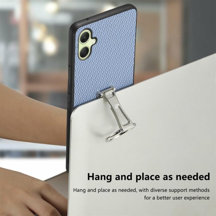 CASENEO - CASENEO C1-19 Samsung Galaxy A06 Fodral KonstLäder - Blå