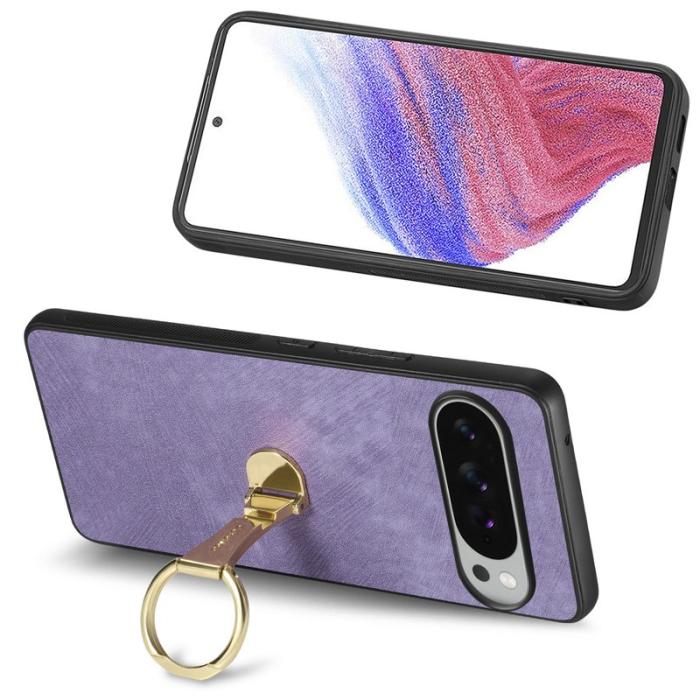 CASENEO - CASENEO D22 Fodral för Google Pixel 10 Pro XL - Äkta läder - Lila