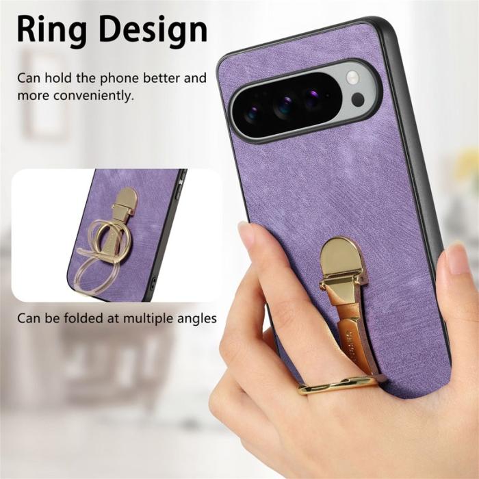 CASENEO - CASENEO D22 Fodral för Google Pixel 10 Pro XL - Äkta läder - Lila