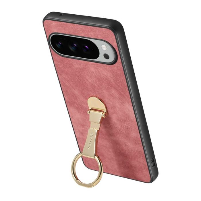 CASENEO - CASENEO D22 Fodral för Google Pixel 10 Pro XL - Äkta läder - Rosa