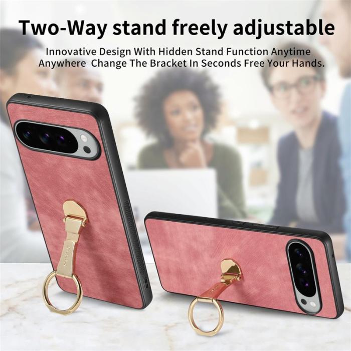 CASENEO - CASENEO D22 Fodral för Google Pixel 10 Pro XL - Äkta läder - Rosa