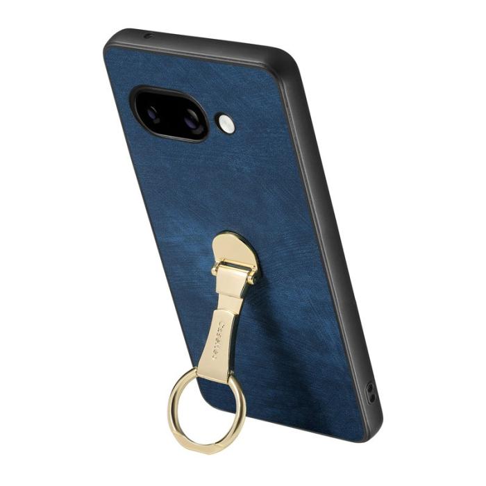 CASENEO - CASENEO D22 Fodral för Google Pixel 9a - Äkta läder - Blå