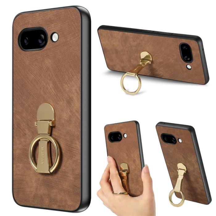 CASENEO - CASENEO D22 Fodral för Google Pixel 9a - Äkta läder - Brun