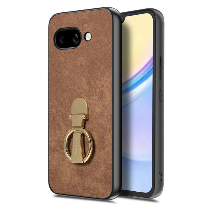 CASENEO - CASENEO D22 Fodral för Google Pixel 9a - Äkta läder - Brun