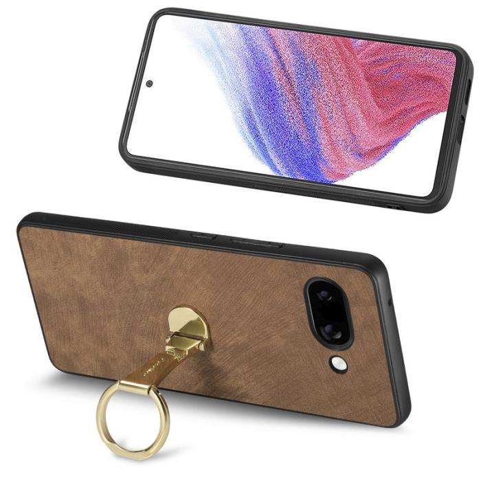 CASENEO - CASENEO D22 Fodral för Google Pixel 9a - Äkta läder - Brun