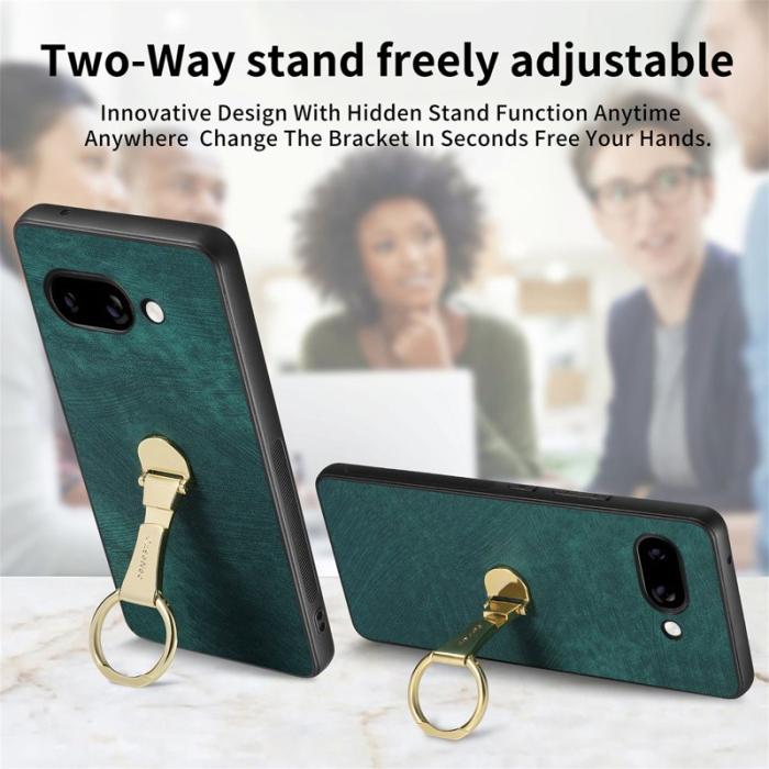 CASENEO - CASENEO D22 Fodral för Google Pixel 9a - Äkta läder - Grön