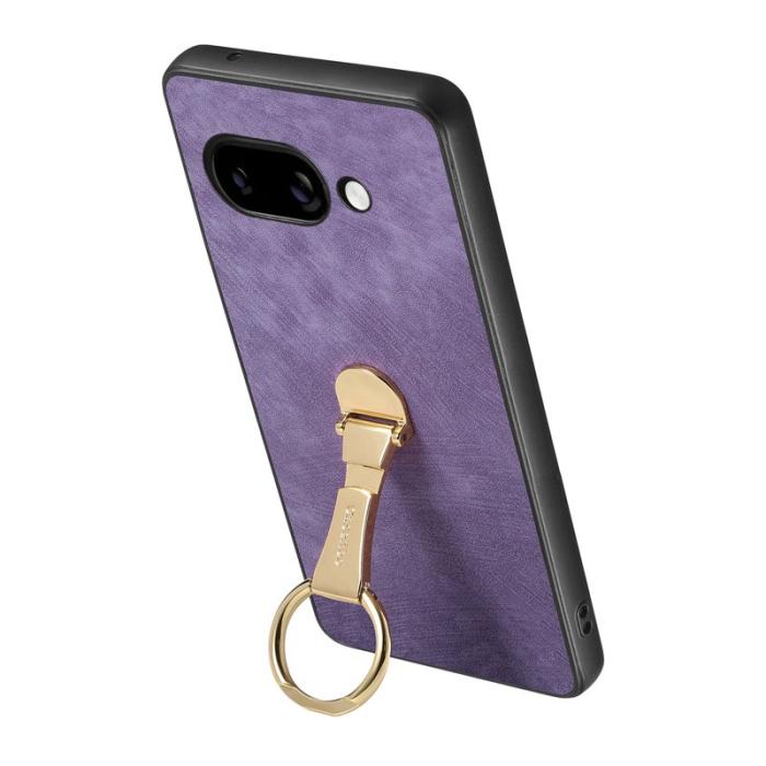 CASENEO - CASENEO D22 Fodral för Google Pixel 9a - Äkta läder - Lila