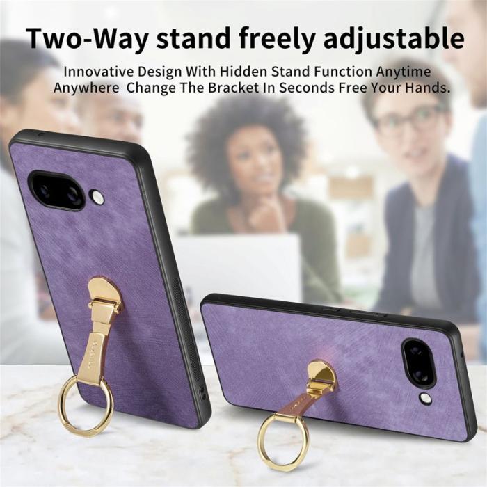 CASENEO - CASENEO D22 Fodral för Google Pixel 9a - Äkta läder - Lila