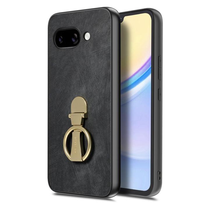 CASENEO - CASENEO D22 Fodral för Google Pixel 9a - Äkta läder - Svart