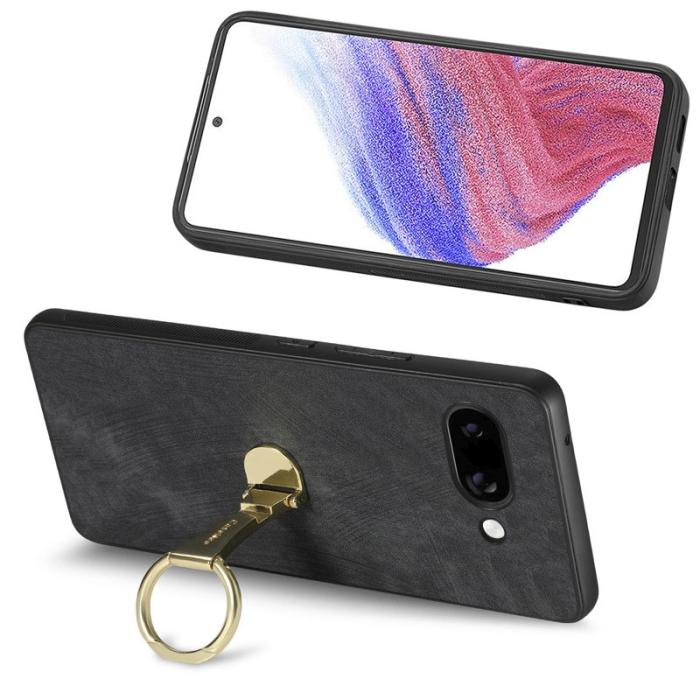 CASENEO - CASENEO D22 Fodral för Google Pixel 9a - Äkta läder - Svart