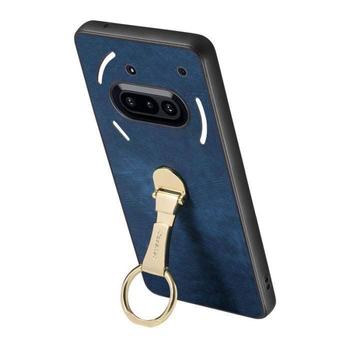 CASENEO - CASENEO D22 Fodral för Nothing Phone (3a) Äkta läder - Blå