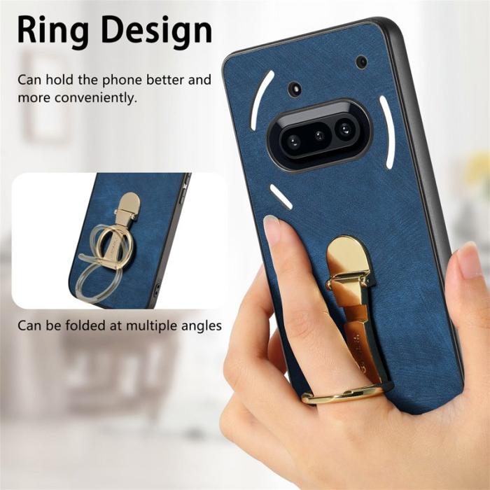 CASENEO - CASENEO D22 Fodral för Nothing Phone (3a) Äkta läder - Blå