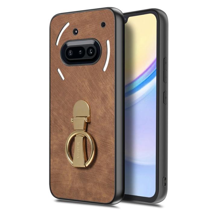 CASENEO - CASENEO D22 Fodral för Nothing Phone (3a) Äkta läder - Brun