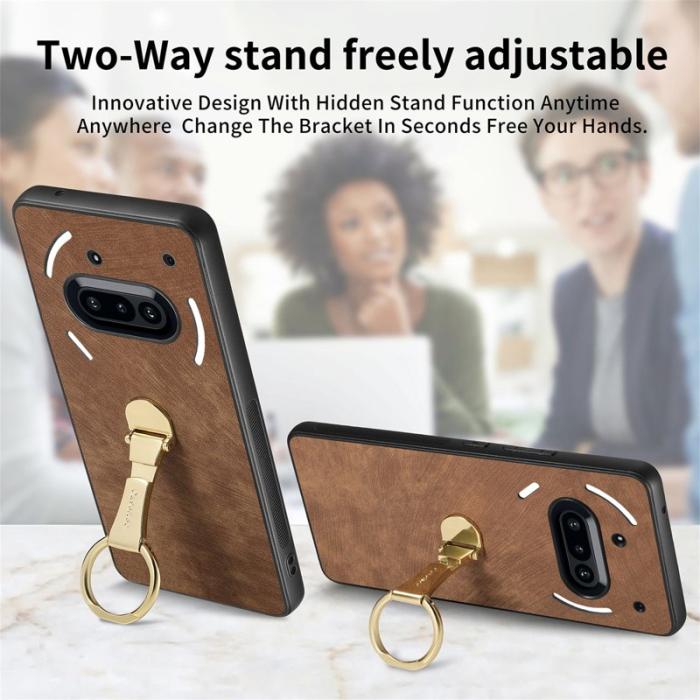 CASENEO - CASENEO D22 Fodral för Nothing Phone (3a) Äkta läder - Brun