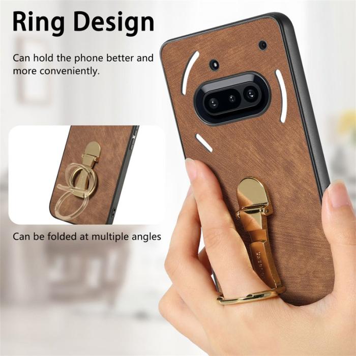 CASENEO - CASENEO D22 Fodral för Nothing Phone (3a) Äkta läder - Brun