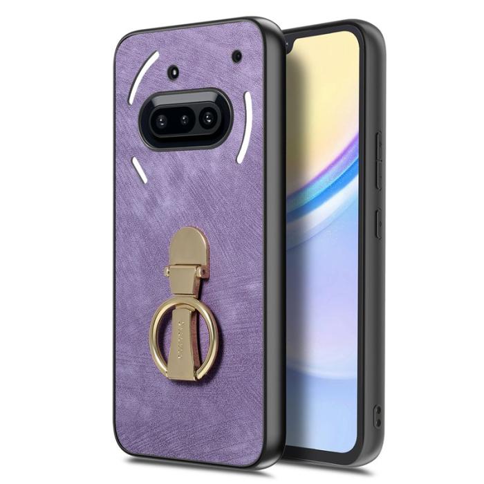 CASENEO - CASENEO D22 Fodral för Nothing Phone (3a) Äkta läder - Lila