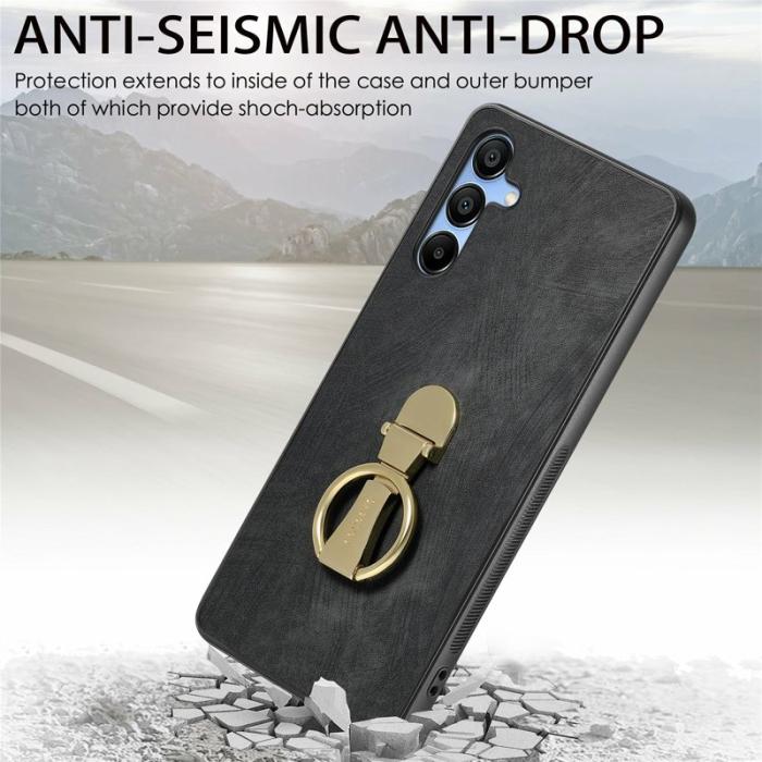 CASENEO - CASENEO D22 Fodral för Samsung Galaxy A16 4G/5G - Äkta läder - Lila