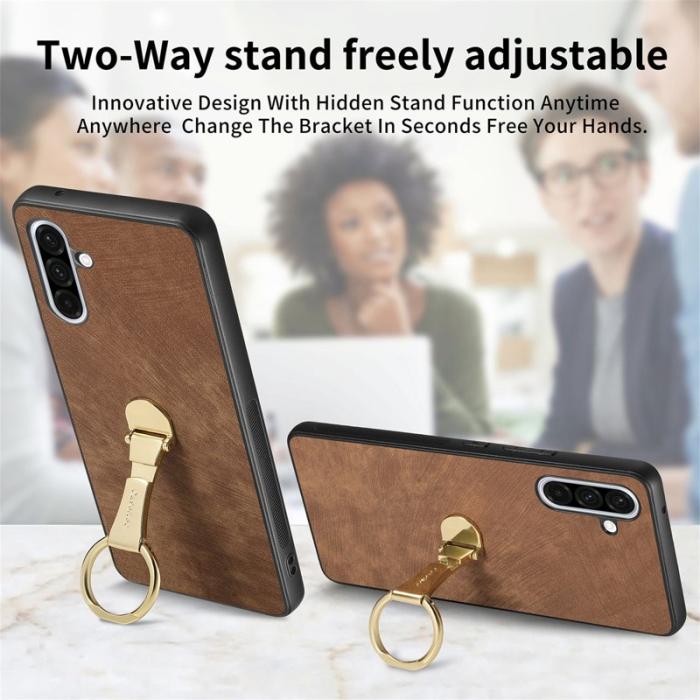 CASENEO - CASENEO D22 Fodral för Samsung Galaxy A56 5G - KonstLäder - Brun