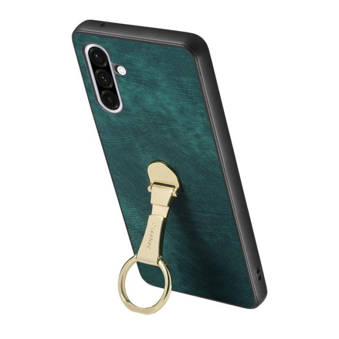 CASENEO - CASENEO D22 Fodral för Samsung Galaxy A56 5G - KonstLäder - Grön