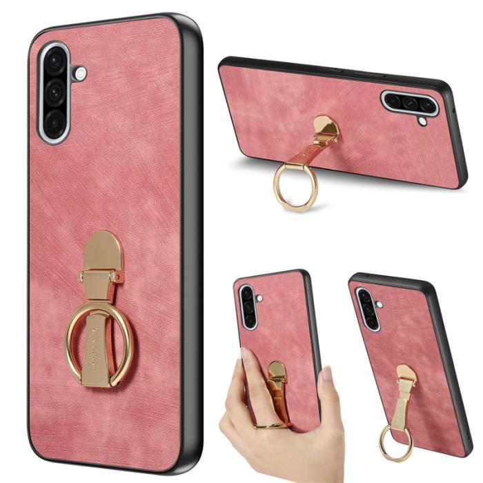 CASENEO - CASENEO D22 Fodral för Samsung Galaxy A56 5G - KonstLäder - Rosa