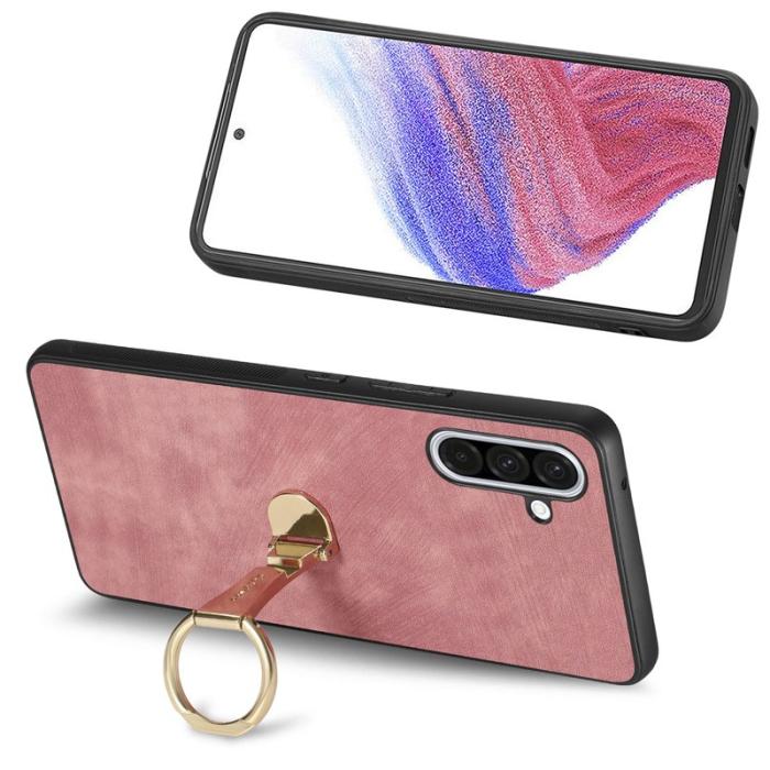 CASENEO - CASENEO D22 Fodral för Samsung Galaxy A56 5G - KonstLäder - Rosa