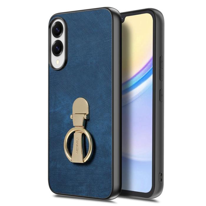 CASENEO - CASENEO D22 Fodral för Samsung Galaxy S25 Edge - Äkta läder - Blå