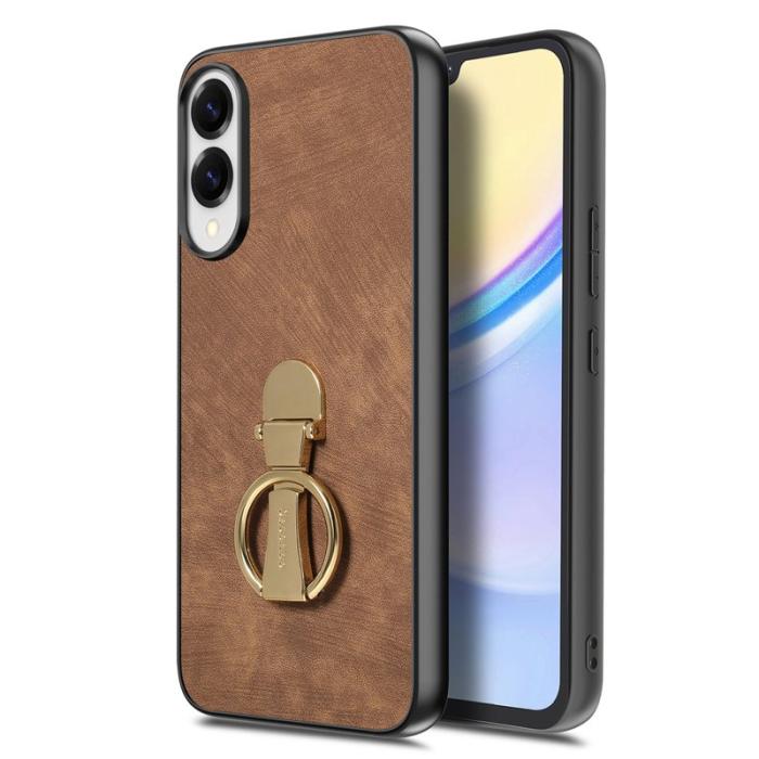 CASENEO - CASENEO D22 Fodral för Samsung Galaxy S25 Edge - Äkta läder - Brun