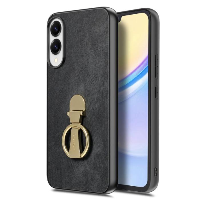 CASENEO - CASENEO D22 Fodral för Samsung Galaxy S25 Edge - Äkta läder - Svart